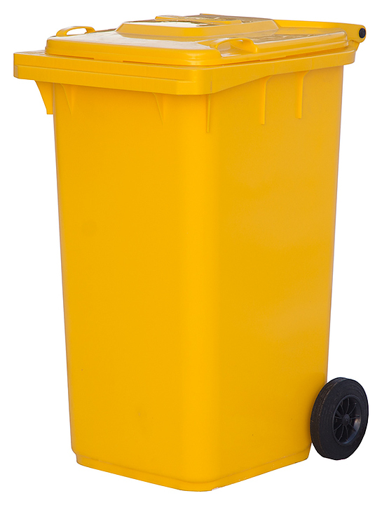 Контейнер для мусора ТАРА.РУ МКТ 240 желтый