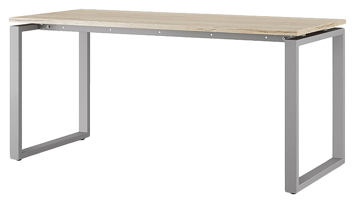Стол офисный КОБОР O1-160/70 aluminum/natural