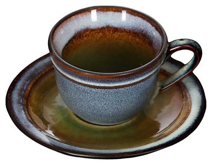 Пара чайная Corone Verde HL934830+HL934840 290 мл сине-зеленая