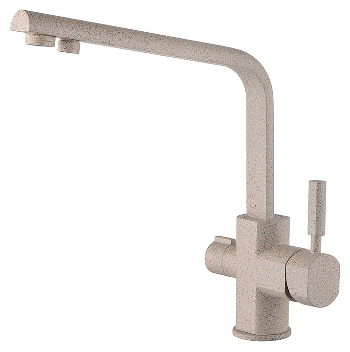 Смеситель для кухни Kaiser Decor 40144-4 под фильтр для питьевой воды, песочный