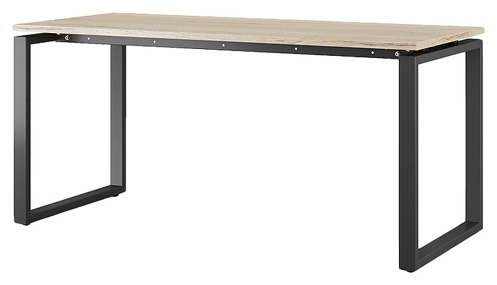 Стол офисный КОБОР O1-140/80 black/natural