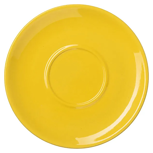 Блюдце Doppio Pour Amour 11.32.1/yellow 150 мм