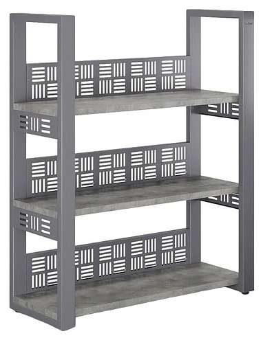 Стеллаж открытый КОБОР SО3-120/36 graphite/chicago