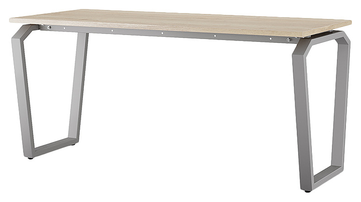 Стол компьютерный КОБОР KTB-80/70 aluminum/natural