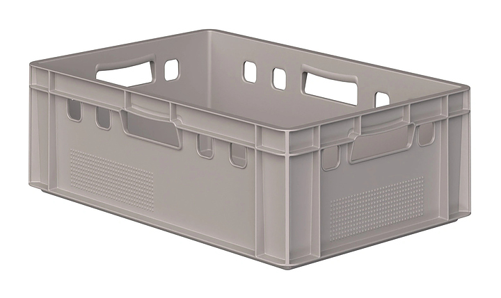 Ящик универсальный iPlast E2 FK-6420 600х400х200 мм ЭКО, светло-серый