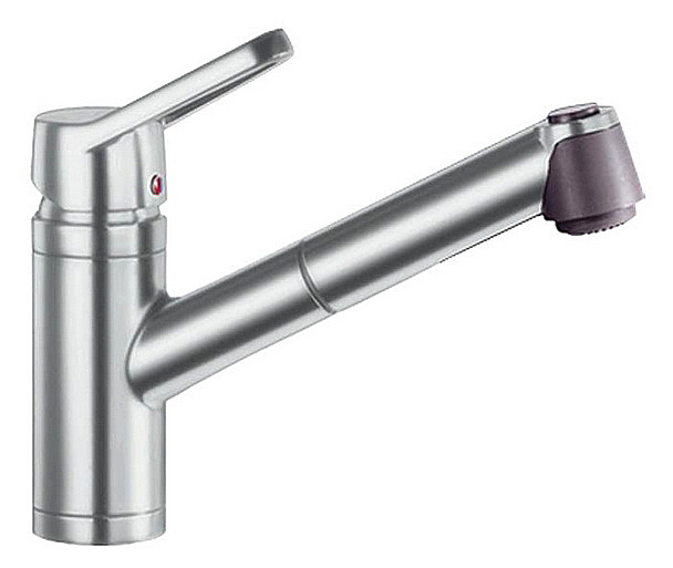 Смеситель Blanco Actis-S матовый хром