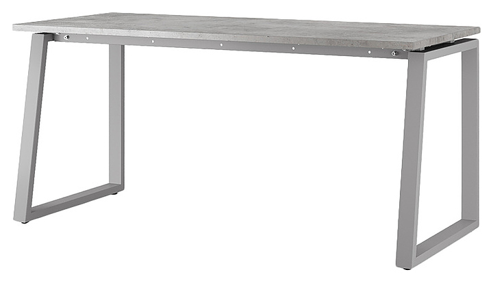 Стол офисный КОБОР TS1-160/80 aluminum/chicago