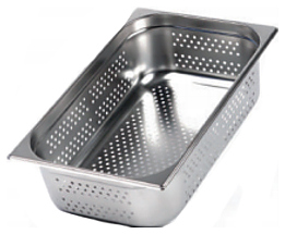 Гастроемкость Hurakan GN-P 1/1-20 (530x325x20) перф., нерж. сталь