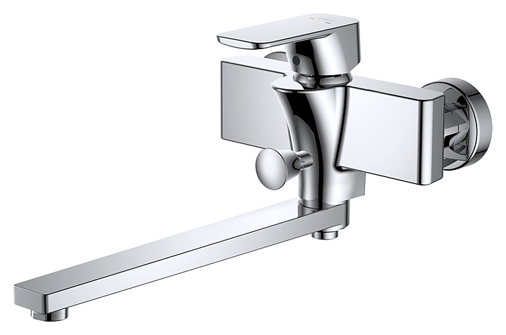 Смеситель для ванны с душем D&K Berlin Freie DA1433301 хром