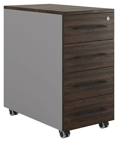 Тумба мобильная КОБОР TМ4-40/80 aluminum/charlston