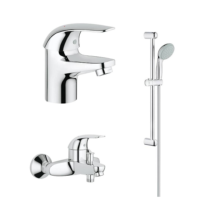 Комплект душевой Grohe Eueroeco 124428