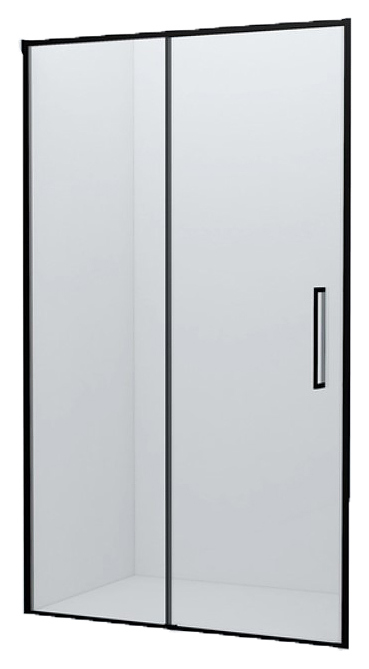 Дверь душевая IDDIS Slide SLI6BS2i69, 120х195 см, прозрачное, раздвижная, чёрная