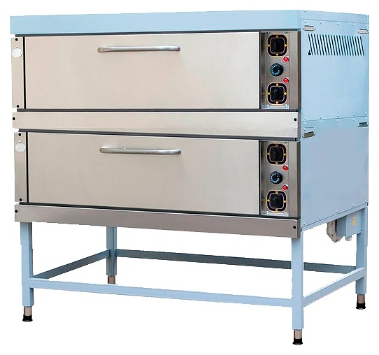 Шкаф пекарский Онега ШПЭНМр-2 П с парогенератором (фронт и двери из нерж. стали)