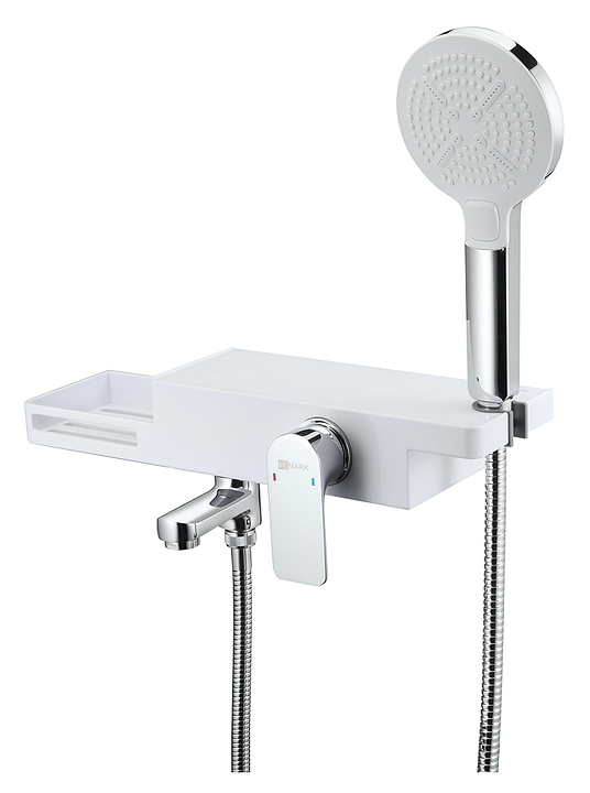 Смеситель для ванны и душа LEMARK Unibox LM6914CW хром