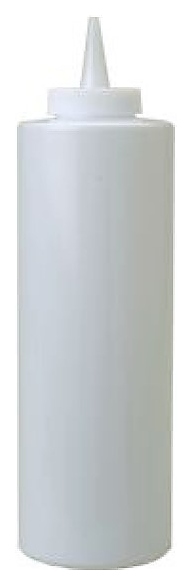 Емкость для соуса MGprof 1740 375 мл с крышкой, белая