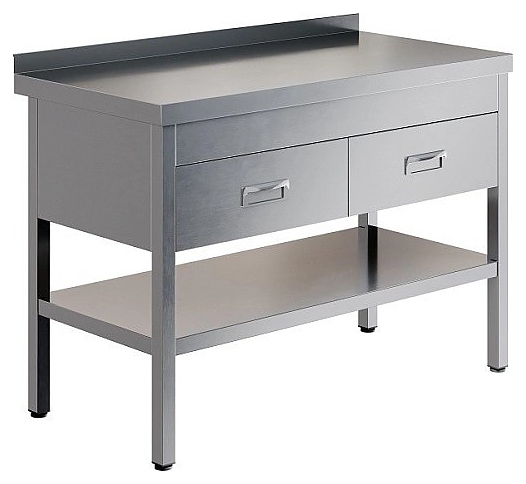 Стол производственный закрытый Restoinox СПЯ-12/6-БП