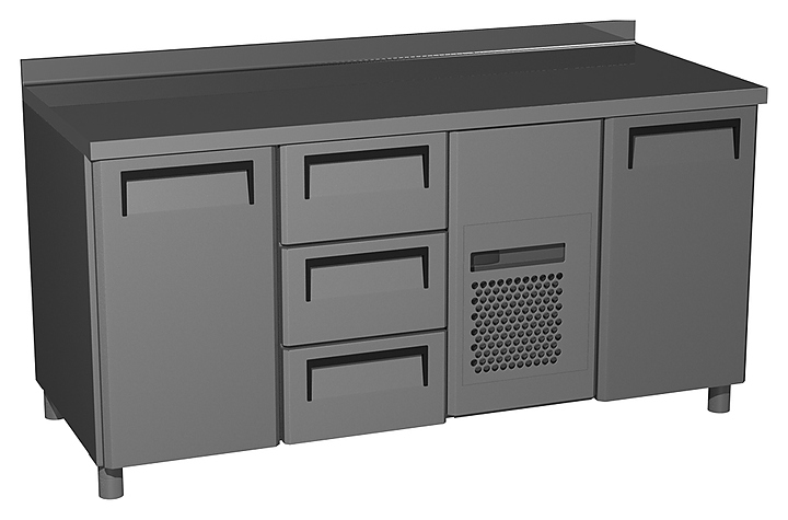 Стол холодильный Carboma T70 M3-1 9006-2 (3GN/NT 113) с бортом