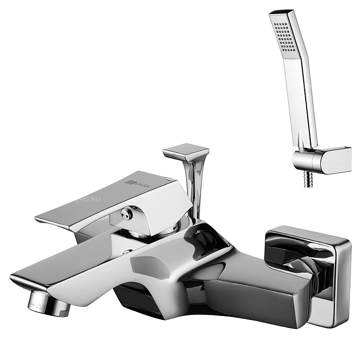 Смеситель для ванны и душа LEMARK Unit LM4502C с коротким изливом, хром