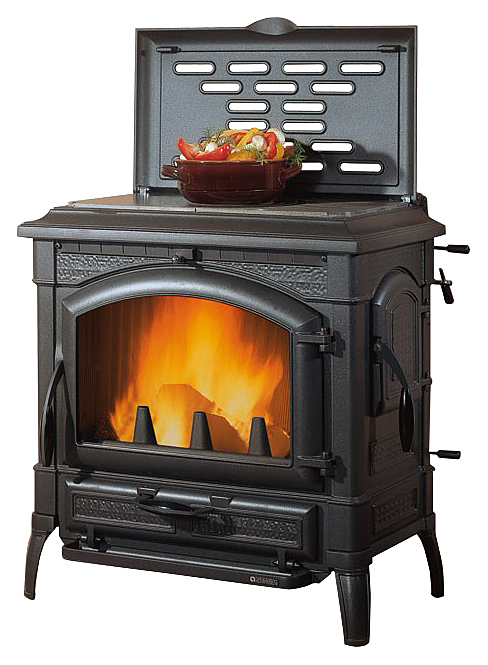 Дровяная печь-камин La Nordica Isotta con cerchi Evo