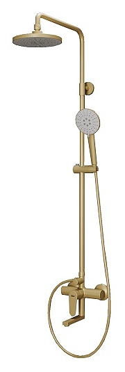 Душевая система D&K Bayern.München DA1563707B18 золото матовое
