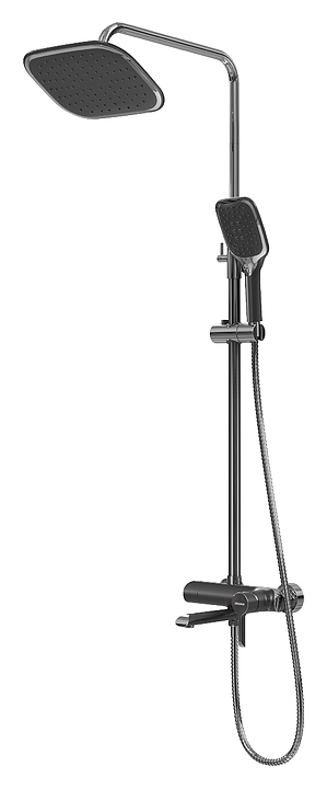 Душевая система Grossman Alba 500.K35.06.100/210 хром черный