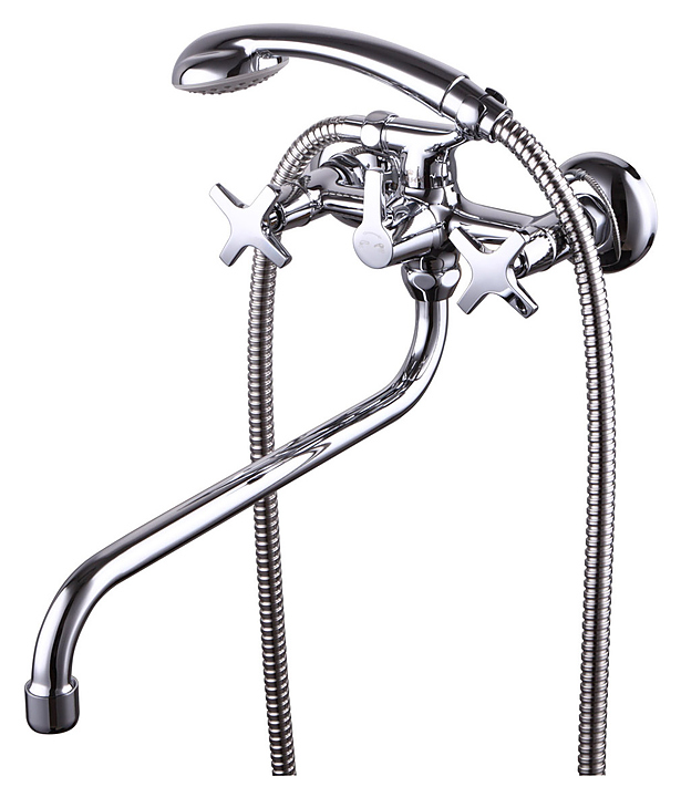 Смеситель для ванны с душем Kaiser Crystal 28155
