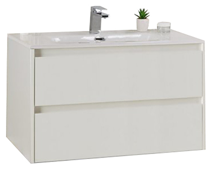 Тумба под раковину BelBagno KRAFT 39-800/390-2C-SO-BO белый матовый