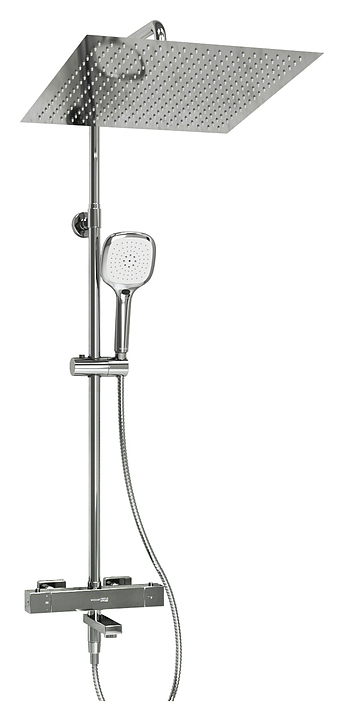 Душевая система с термостатическим смесителем Wasserkraft A199.119.065.010.CH Thermo хром