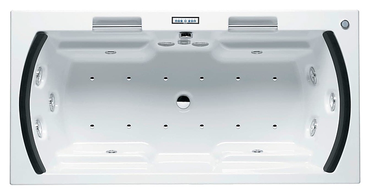 Ванна гидромассажная RIHO LISA 180x90 см, акрил