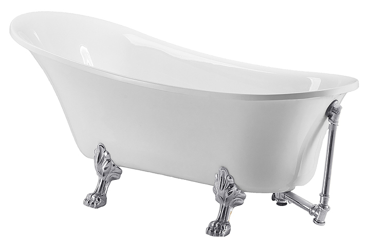 Ванна Grossman Retro GR-1002M 162x71 см, акрил, белая матовая