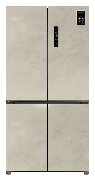 Многокамерный холодильник TESLER RCD-547BI MARBLE BEIGE 547 л, бежевый