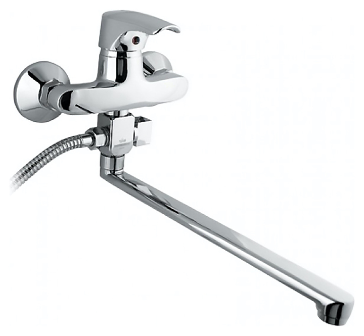 Смеситель для ванны с душем TIMO Uta 0095Y-L с длинным изливом, хром