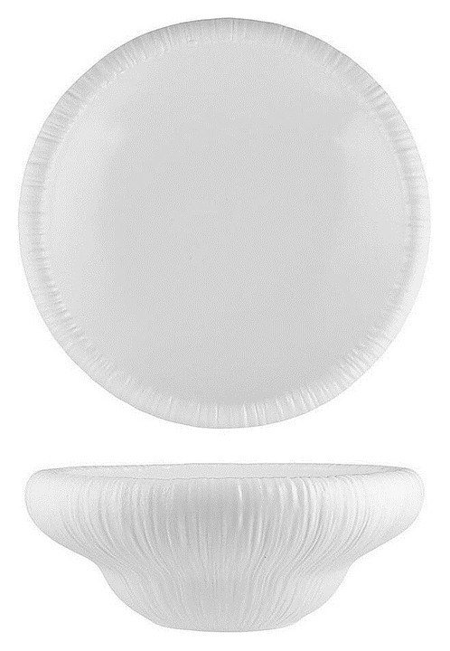 Салатник P.L. Proff Cuisine White Moon ZA0388-7-ME 200 мл d=17,5 см h=7 см (фарфор) белый