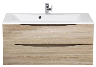 Тумба под раковину BelBagno MARINO-1000-2C-SO-WO-P выбеленное дерево