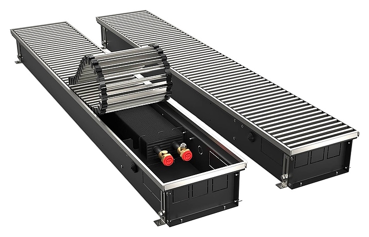 Конвектор внутрипольный Royal Thermo ATRIUM-110/200/2400-DG-U-NA