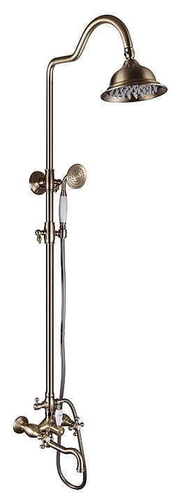 Душевая стойка TIMO Nelson SX-1291/02 с верхней душевой лейкой 