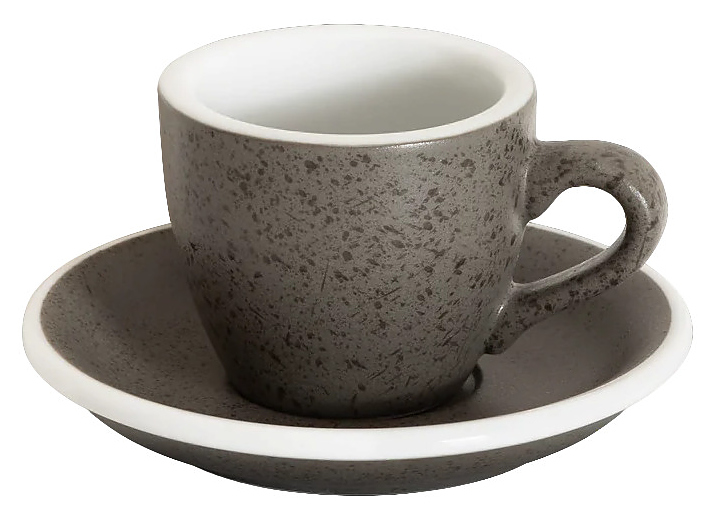 Кофейная пара Loveramics Egg Espresso Cup C088-88BGL/C088-89BGL 80 мл, гранитный (granite)