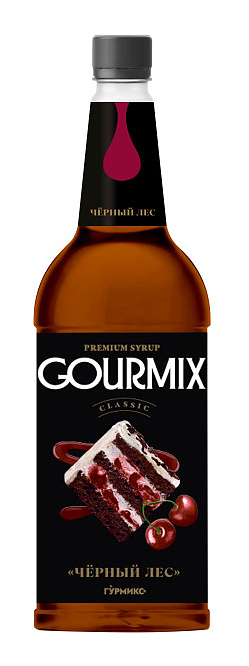 Сироп Gourmix 10416330 Черный Лес 1 л (бутылка ПЭТ)