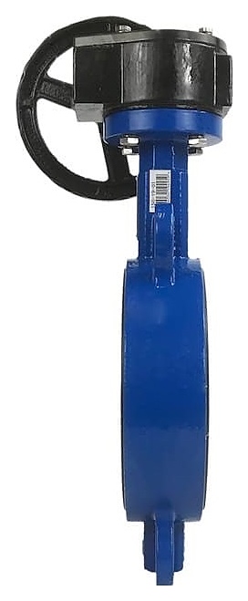 Затвор дисковый поворотный Benarmo 107-5832 (EURO), PN 1,6 МПа, ДУ 350, межфланцевый чугунный, с редуктором