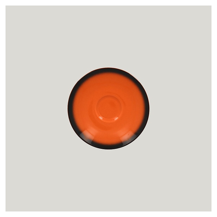 Блюдце круглое для чашки RAK Porcelain LEA Orange LECLSA13OR