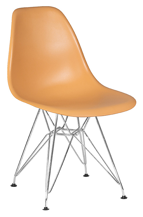 Стул обеденный DOBRIN 638APP-LMZL DSR (персиковый, хром)