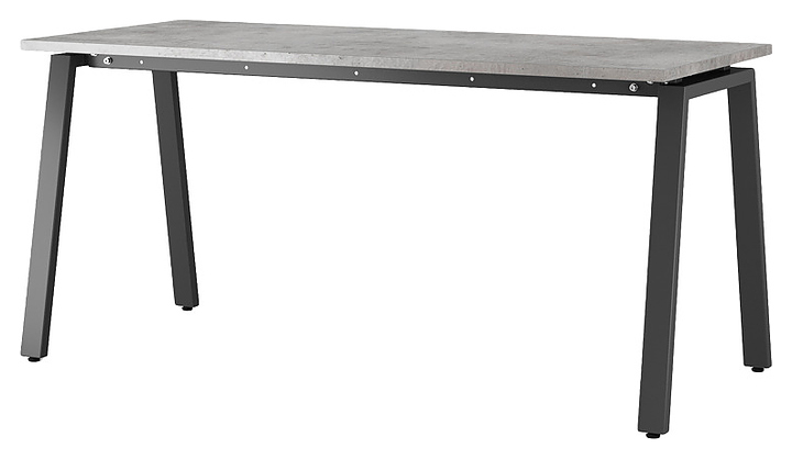 Стол офисный КОБОР A-160/80 black/chicago