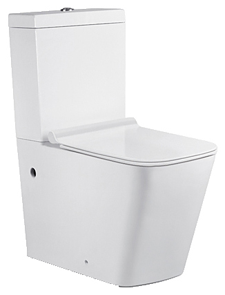 Унитаз напольный с бачком TIMO RIMLESS SOLI ТК-301, санфаянс