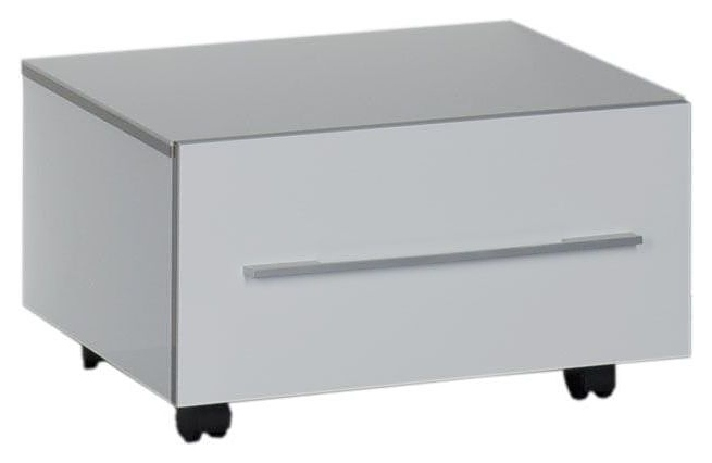 Тумба подкатная Aquanet Верона 58 белая, 1 ящик