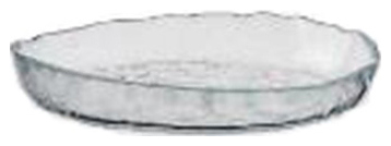 Салатник ArdaCam Io ARD 1942.1 21x16 см h=3,5 см (стекло) овальный