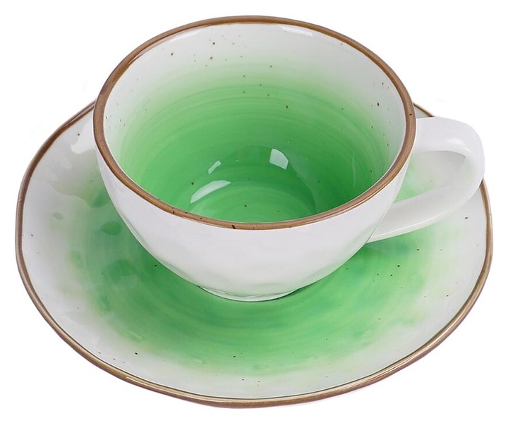 Чайная пара P.L. Proff Cuisine The Sun Eco 81229834 240 мл, зеленая