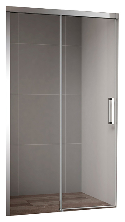 Дверь душевая CEZARES DUET SOFT-BF-1-130-C-Cr 130х195 см, в нишу, раздвижная