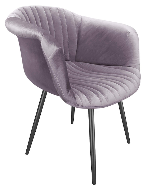 Стул Sheffilton SHT-ST31-С1/S95-1 ледяная лаванда / черный муар