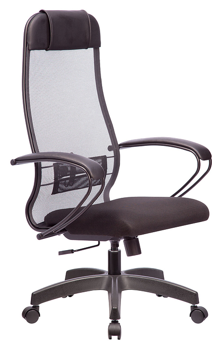 Кресло без основания Метта Комплект 11 темно-серая спинка, черное сиденье