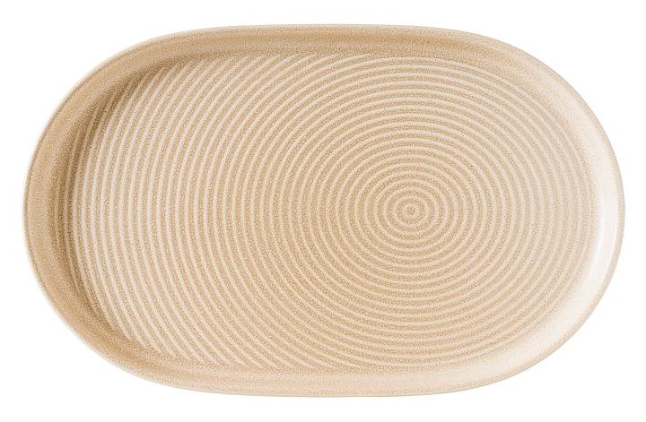 Блюдо овальное с бортом Bonna Мираж 79205 370х240 мм